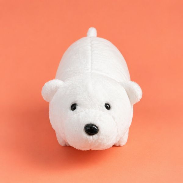 ВЕЛИКА м'яка іграшка подушка Білий Ведмідь Україна MeriToys 60см 3037128349 фото
