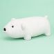 ВЕЛИКА м'яка іграшка подушка Білий Ведмідь Україна MeriToys 60см 3037128349 фото 4