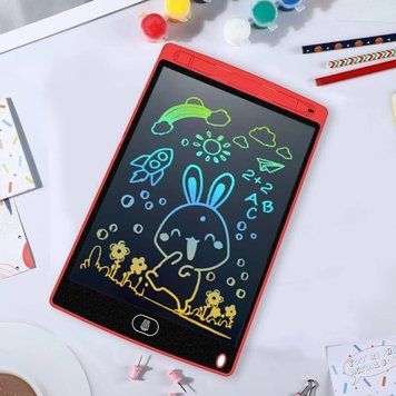 Планшет для малювання дитячий з LCD-дисплеєм 22*14*0.5 см. Червоний 2037337151 фото