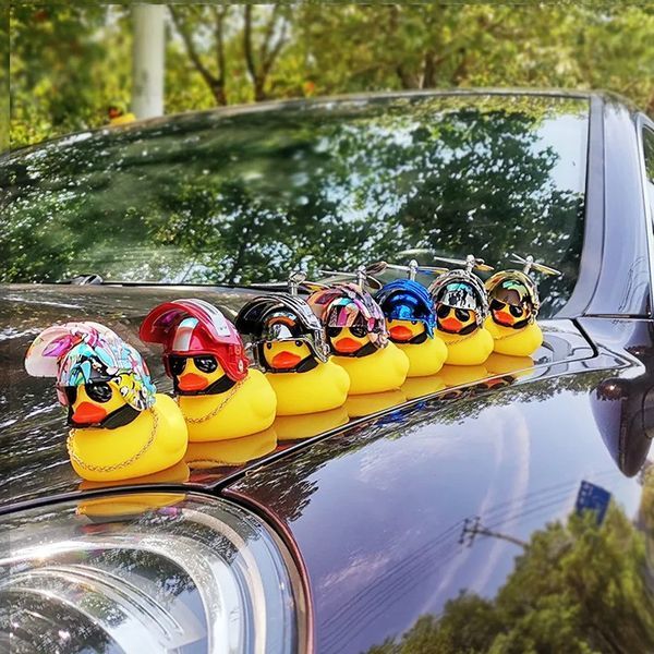 Качка з пропелером на авто, мото Crazy Duck + Кріплення на кермо велосипеда, мопеда, самоката 2037653349 фото